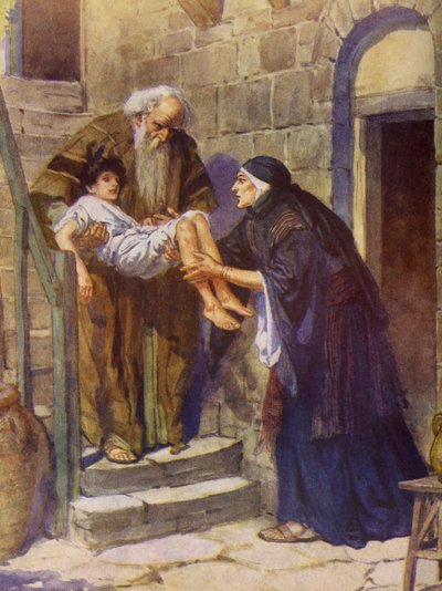 See, Said Elijah, Thy Son Liveth by Charles Edmund Brock